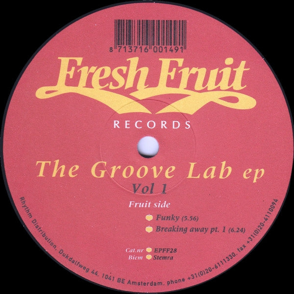 The Groove Lab* : The Groove Lab EP Vol 1 (12", EP)
