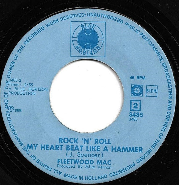 Fleetwood Mac : Shake Your Moneymaker / My Heart Beat Like A Hammer (7", Single)