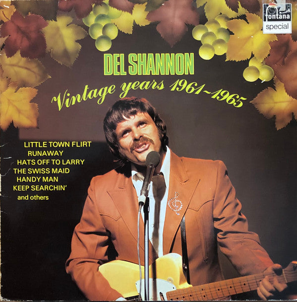 Del Shannon : Vintage Years 1961-1965 (LP, Comp)