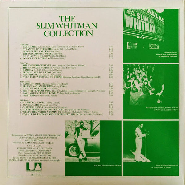Slim Whitman : The Slim Whitman Collection (2xLP, Comp, Gat)