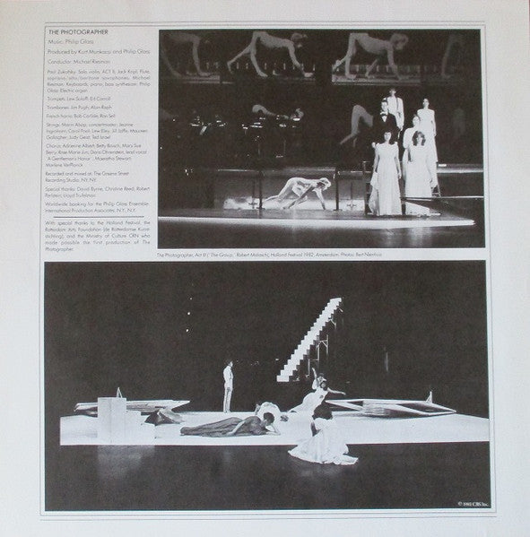 Philip Glass : The Photographer (LP, Album)