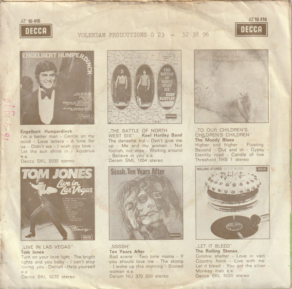 Bintangs : Travelling In The U.S.A. / Hound Is On The Run (7", Single)