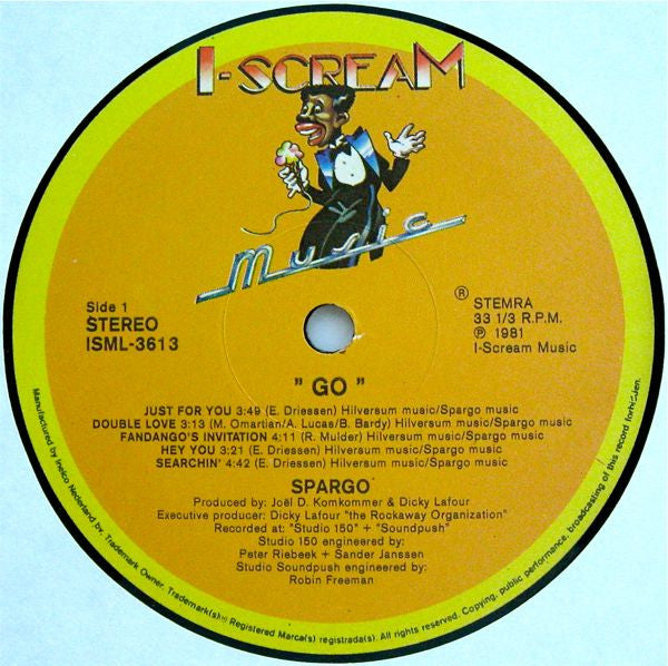 Spargo : Go (LP, Album)