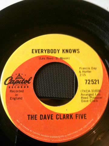 The Dave Clark Five : Everybody Knows (7", Single)