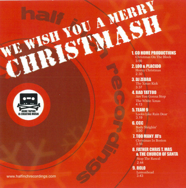 Various : We Wish You A Merry Christmash A Half Inch Stocking Filler (CDr, Comp, Promo)