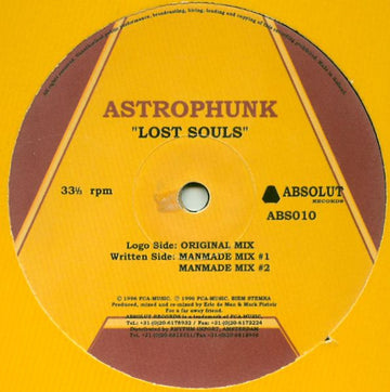 Astrophunk : Lost Souls (12")