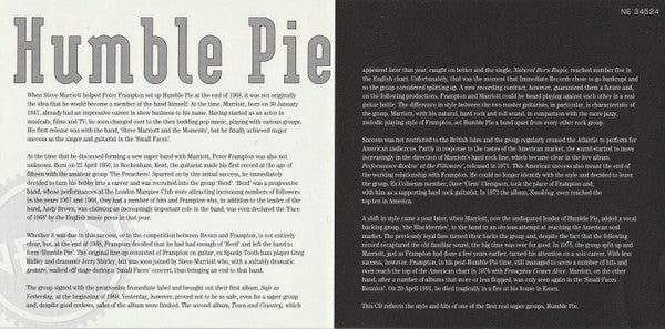 Humble Pie : Natural Born Bugie (CD, Album, Comp)