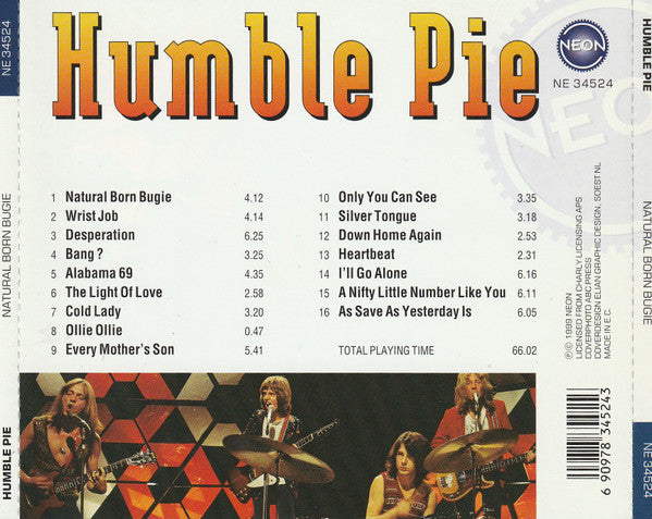 Humble Pie : Natural Born Bugie (CD, Album, Comp)