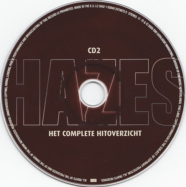 André Hazes : Hazes (Het Complete Hitoverzicht) (2xCD, Comp, Copy Prot.)