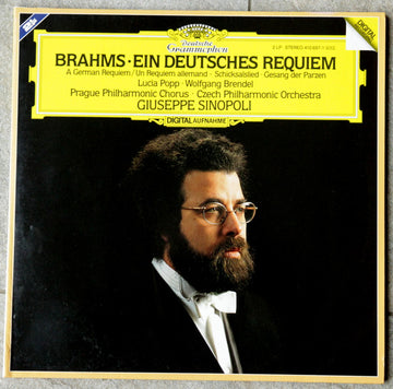 Johannes Brahms - Lucia Popp ∙ Wolfgang Brendel ∙ Prague Philharmonic Chorus ∙ The Czech Philharmonic Orchestra ∙ Giuseppe Sinopoli : Ein Deutsches Requiem (2xLP)