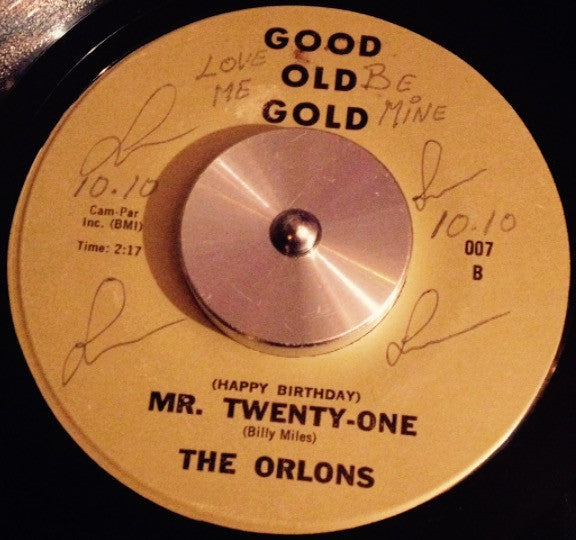 Billy Abbott / The Orlons : Groovy Baby / (Happy Birthday) Mr. Twenty-One (7", RE)
