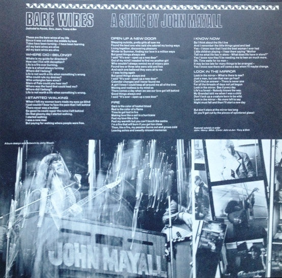 John Mayall & The Bluesbreakers : Bare Wires (LP, Album)