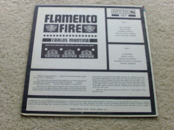 Carlos Montina : Flamenco Fire (LP, Album)