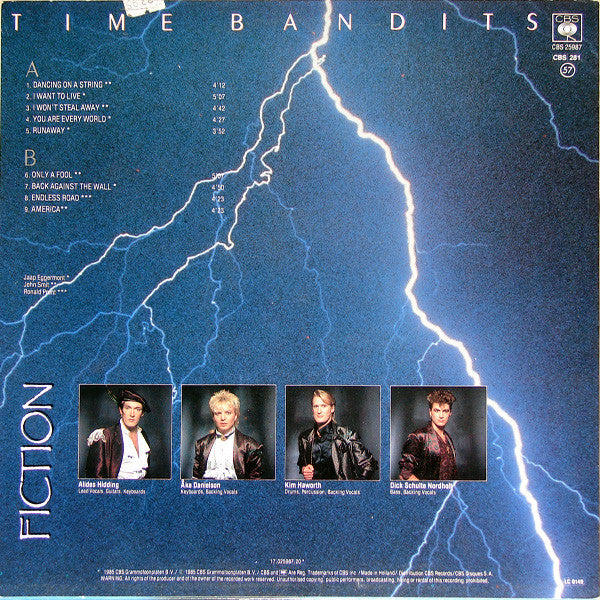 Time Bandits : Fiction (LP, Album)