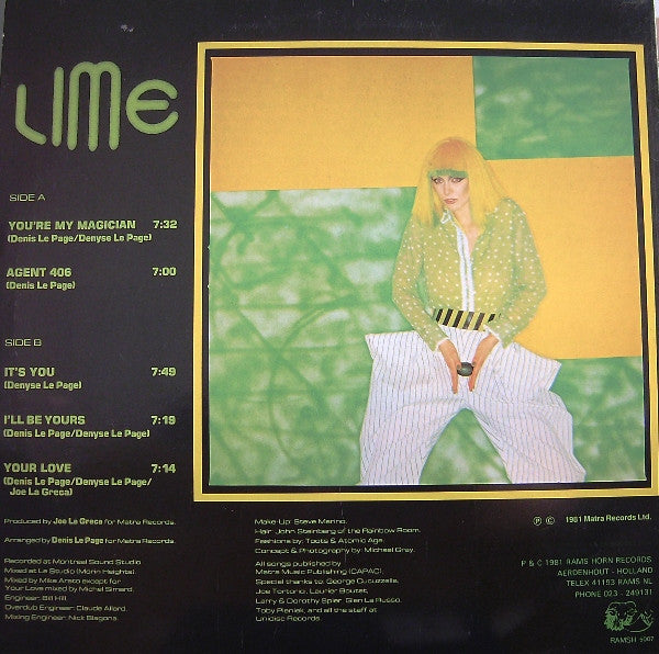 Lime (2) : Your Love (LP, Album)