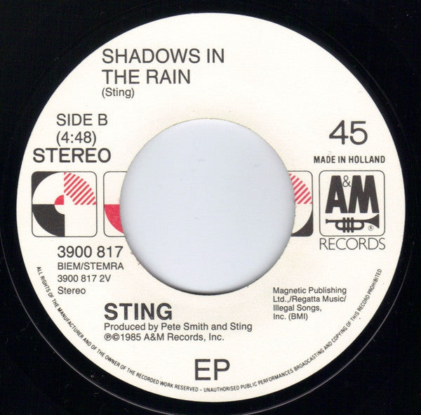 Sting : Fortress Around Your Heart (7", EP)