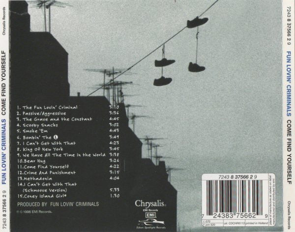 Fun Lovin' Criminals : Come Find Yourself (CD, Album)