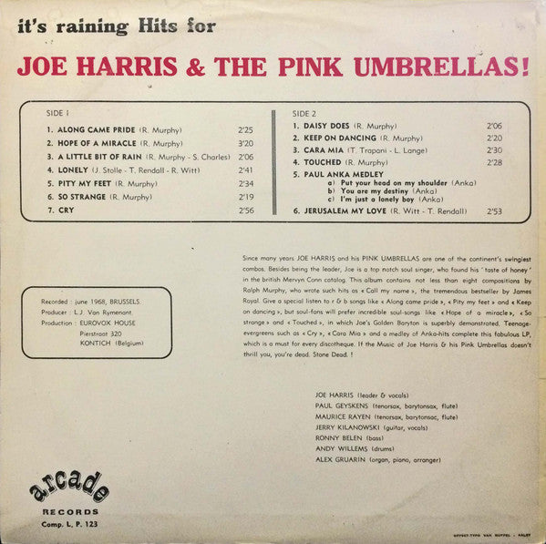 Joe Harris (4) & Pink Umbrellas : A Toast To Joe Harris & The Pink Umbrellas! (LP)