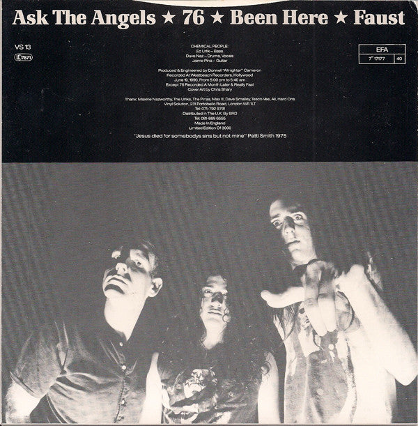 Chemical People : Ask The Angels (7")