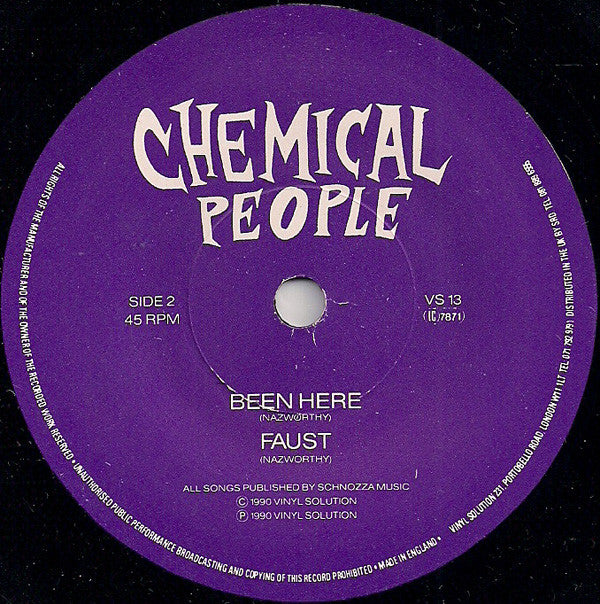 Chemical People : Ask The Angels (7")