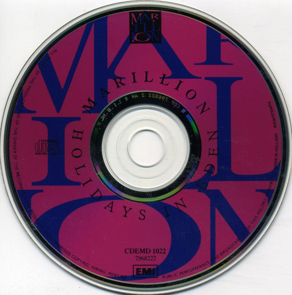 Marillion : Holidays In Eden (CD, Album)