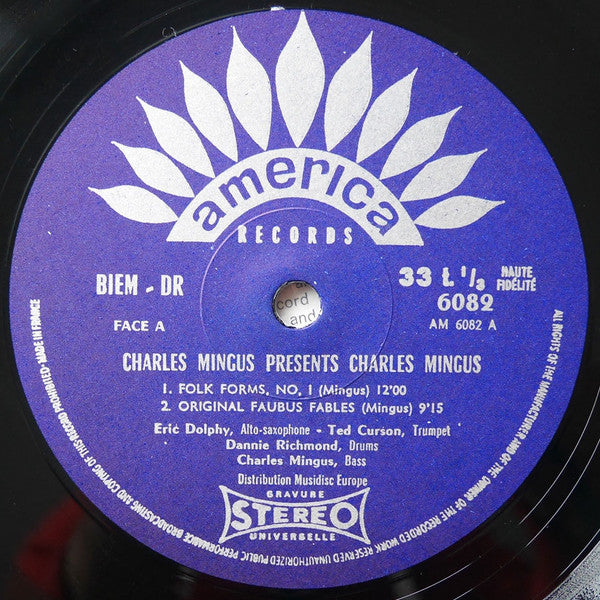 Charles Mingus : Presents Charles Mingus (LP, Album, RE)