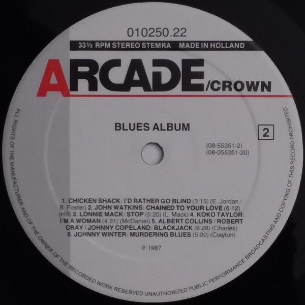 Various : Blues Album (2xLP, Comp)