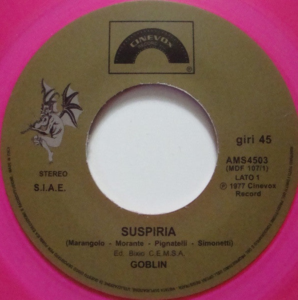 Goblin : Suspiria (7", RSD, RE, Pur)