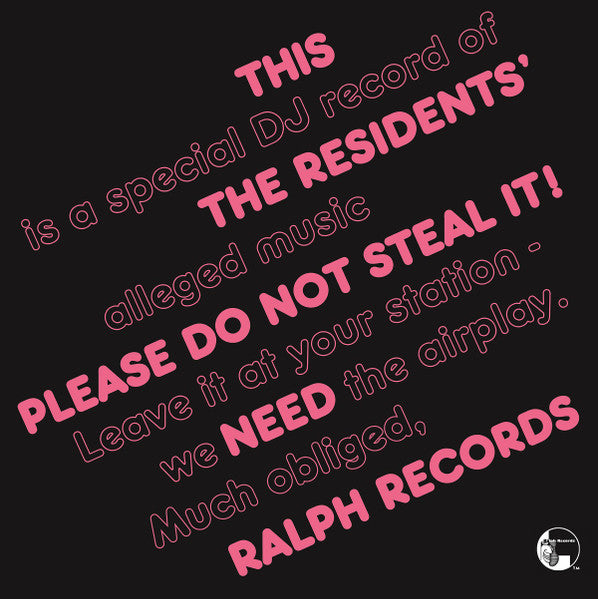 The Residents : Please Do Not Steal It! (LP, RSD, Comp, Ltd, Num, RE, Pin)