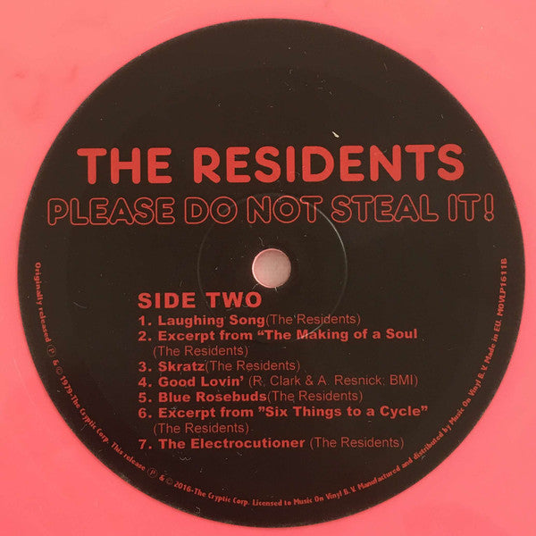 The Residents : Please Do Not Steal It! (LP, RSD, Comp, Ltd, Num, RE, Pin)