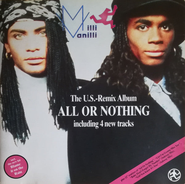 Milli Vanilli : All Or Nothing - The U.S. Remix Album (CD, Album)