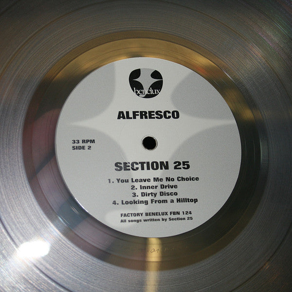 Section 25 : Alfresco (LP, Album, Cle + CD, Album + Ltd)
