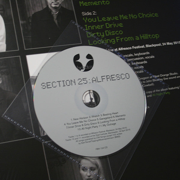 Section 25 : Alfresco (LP, Album, Cle + CD, Album + Ltd)