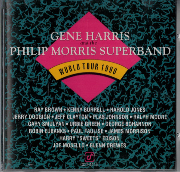 Gene Harris and The Philip Morris Superband : World Tour 1990 (CD, RP)