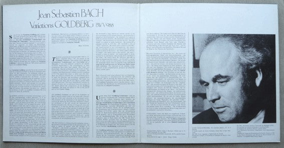 Johann Sebastian Bach, Hans Vollenweider : Variations Goldberg BWV 988 (LP, Album)