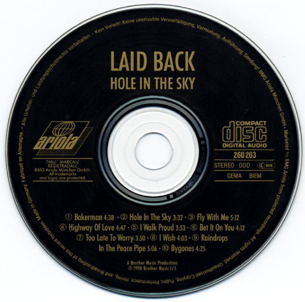 Laid Back : Hole In The Sky (CD, Album)