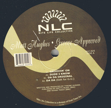 Matt Hughes : Groove Approved (12")