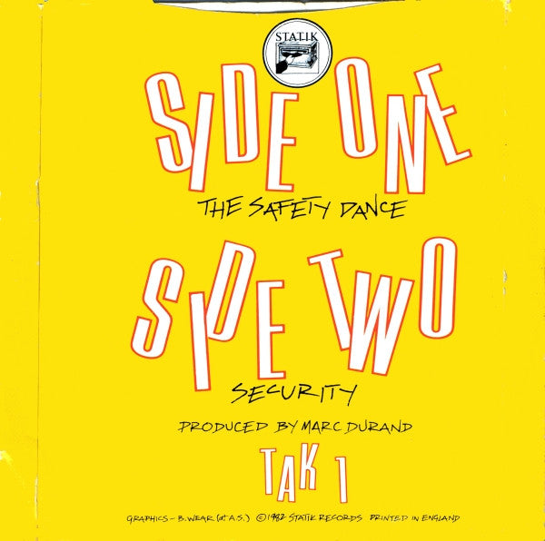 Men Without Hats : The Safety Dance (7", Single)