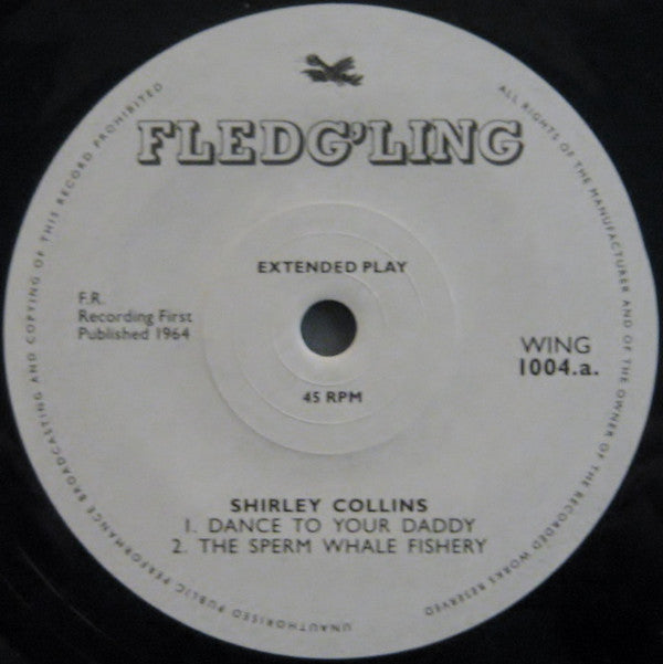 Shirley Collins, Robin Hall : English Songs Volume 2 (7", EP, RSD, RE)
