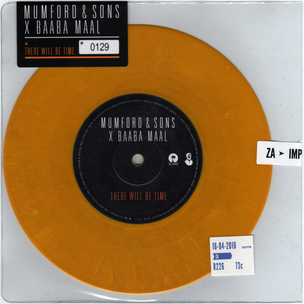 Mumford & Sons X Baaba Maal : There Will Be Time (7", S/Sided, RSD, Single, Num, Yel)