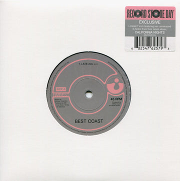 Best Coast : Late 20s / Bigger Man (7", RSD, Single, Ltd)