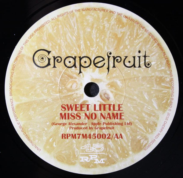 Grapefruit : Lullaby / Sweet Little Miss No Name (7", RSD, Single, Ltd)