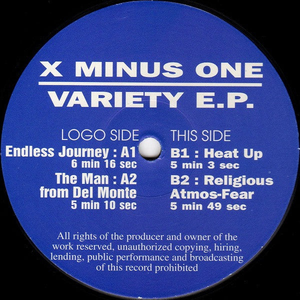 X Minus One : Variety E.P. (12", EP)
