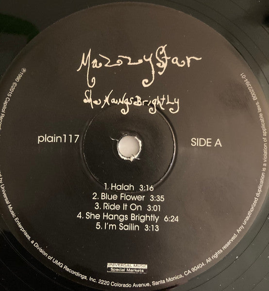 Mazzy Star : She Hangs Brightly (LP, Album, RE)