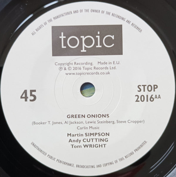 Martin Simpson • Andy Cutting • Nancy Kerr • Tom Wright (9) : Willie Taylor / Green Onions (7", Single)