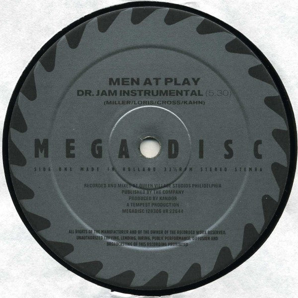 Men At Play : Dr Jam (12")