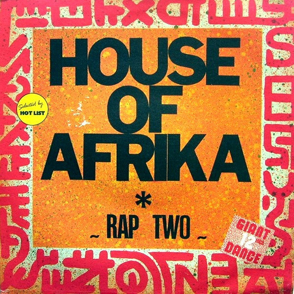 Rap Two : House Of Afrika (12")