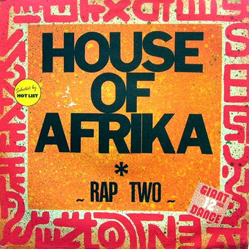 Rap Two : House Of Afrika (12")