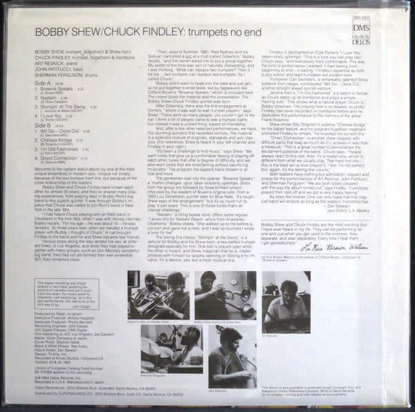 Bobby Shew, Chuck Findley : Trumpets No End (LP, Album)