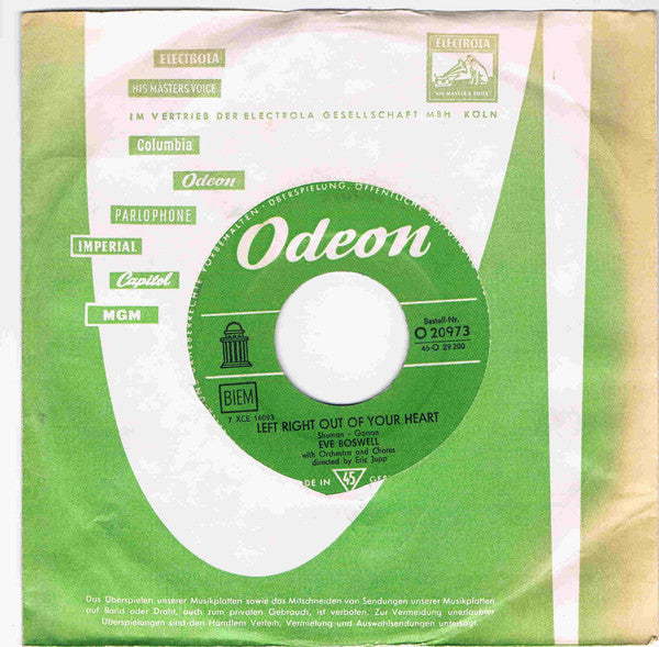 Eve Boswell : Left Right Out Of Your Heart (7", Single)
